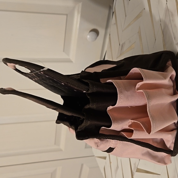 The Paper Studio Brown Pink Craft Carry All Tote Caddy Bag Organizer LIKE NEW - Picture 7 of 12